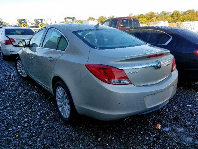 2G4GS5EV1D9249716 - 2013 BUICK REGAL PREM TAN photo 3