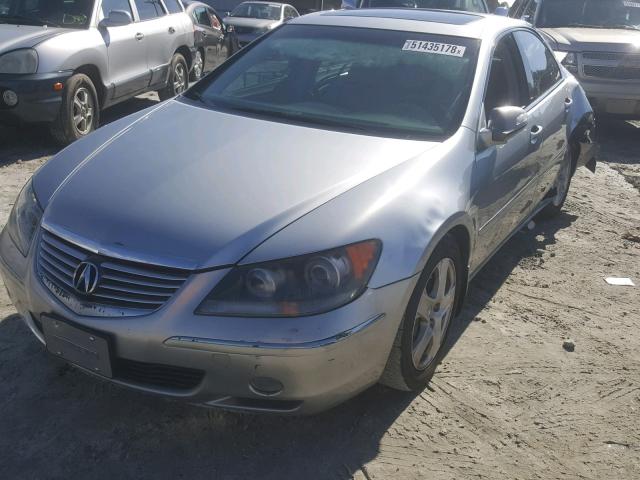 JH4KB16628C003298 - 2008 ACURA RL SILVER photo 2