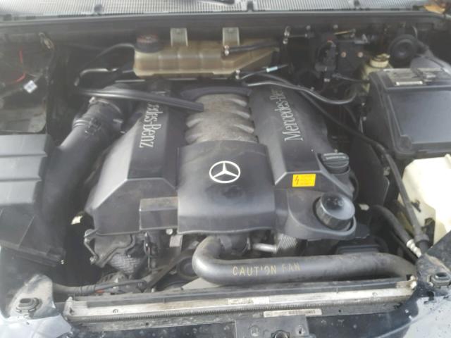 4JGAB75E72A338449 - 2002 MERCEDES-BENZ ML 500 BLACK photo 7