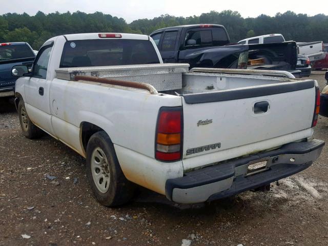 1GTEC14V76E144486 - 2006 GMC NEW SIERRA WHITE photo 3