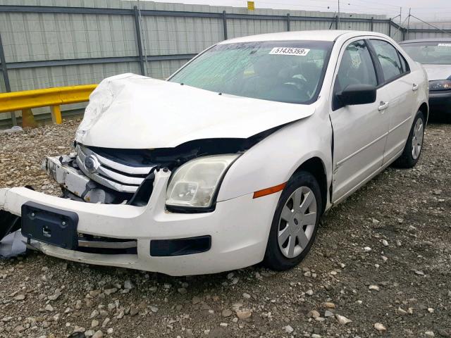 3FAHP06Z29R151316 - 2009 FORD FUSION S WHITE photo 2