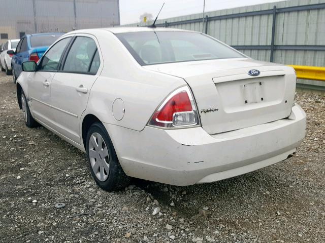 3FAHP06Z29R151316 - 2009 FORD FUSION S WHITE photo 3