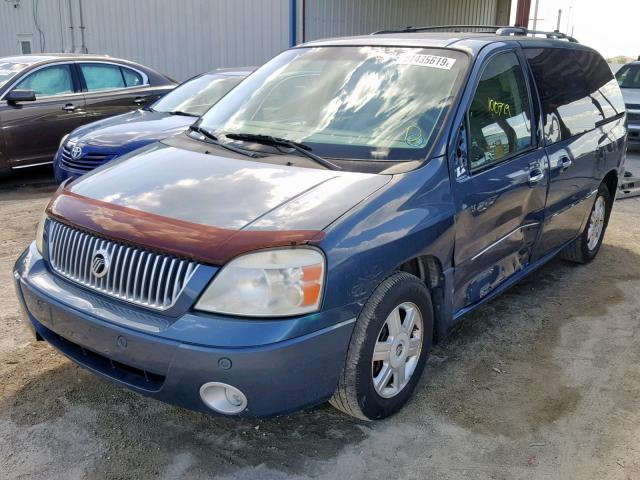 2MRDA20244BJ19361 - 2004 MERCURY MONTEREY BLUE photo 2