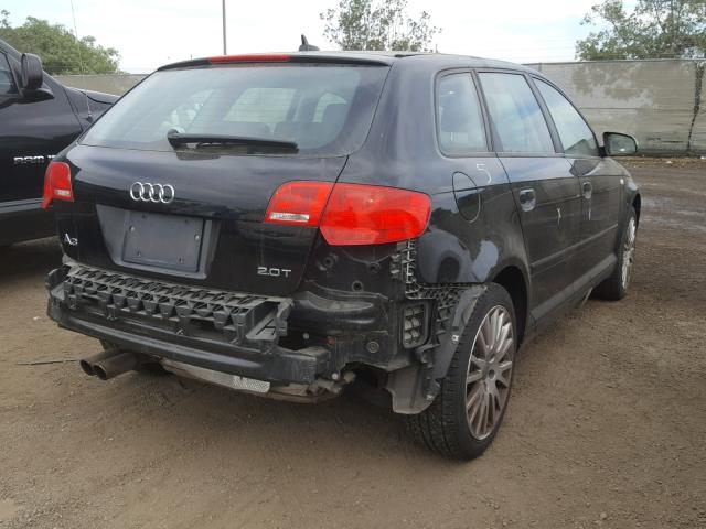 WAUNF78P57A082470 - 2007 AUDI A3 2.0 PRE BLACK photo 4