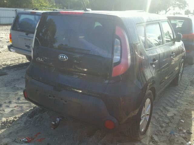 KNDJN2A22G7249824 - 2016 KIA SOUL BLACK photo 4