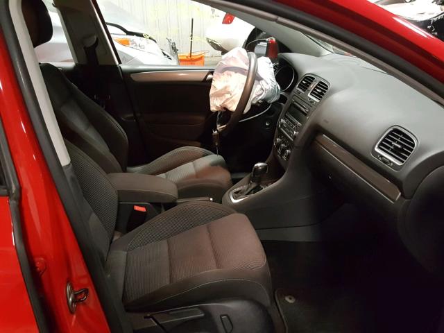 WVWDB7AJXCW334436 - 2012 VOLKSWAGEN GOLF 红色 照片 5