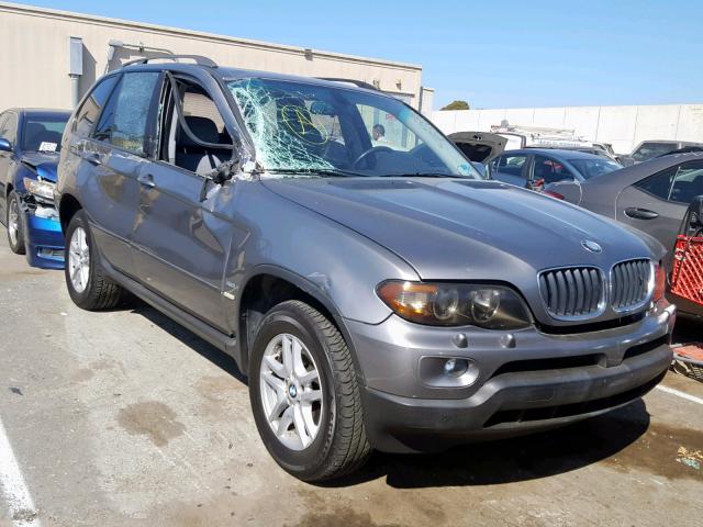 5UXFA13565LY04778 - 2005 BMW X5 3.0I GRAY photo 1