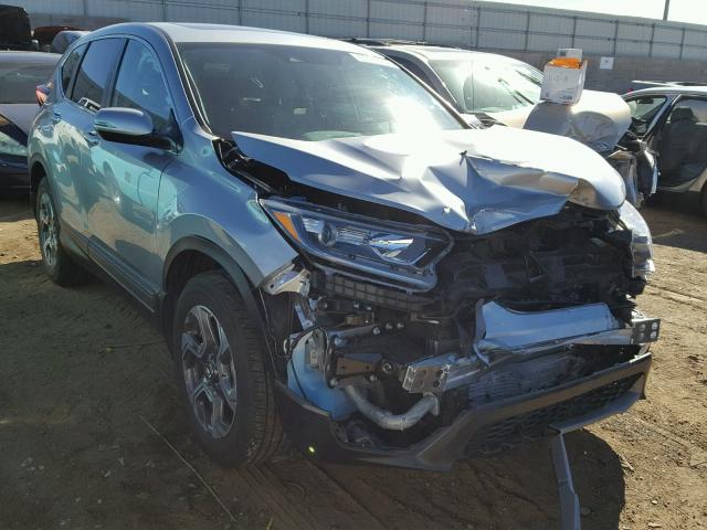 7FARW2H83JE036316 - 2018 HONDA CR-V EXL SILVER photo 1