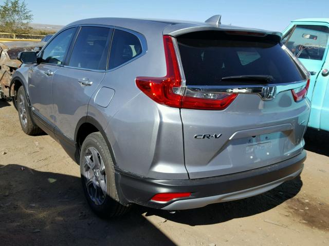 7FARW2H83JE036316 - 2018 HONDA CR-V EXL SILVER photo 3