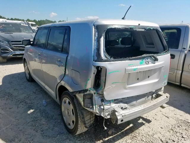 JTLKE50E581037168 - 2008 TOYOTA SCION XB 银色 照片 3