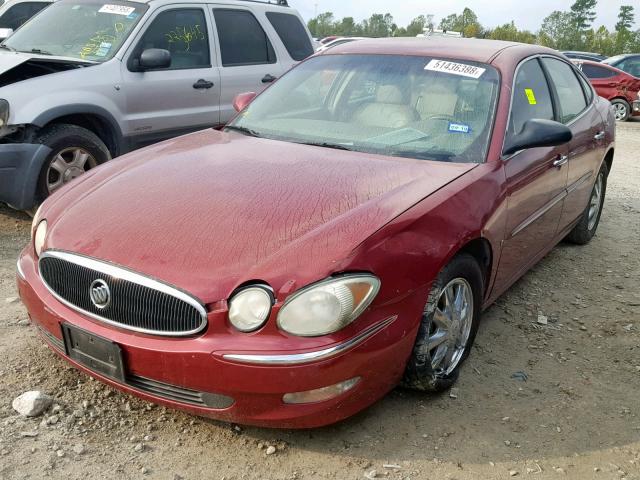 2G4WD582061190652 - 2006 BUICK LACROSSE C BURGUNDY photo 2