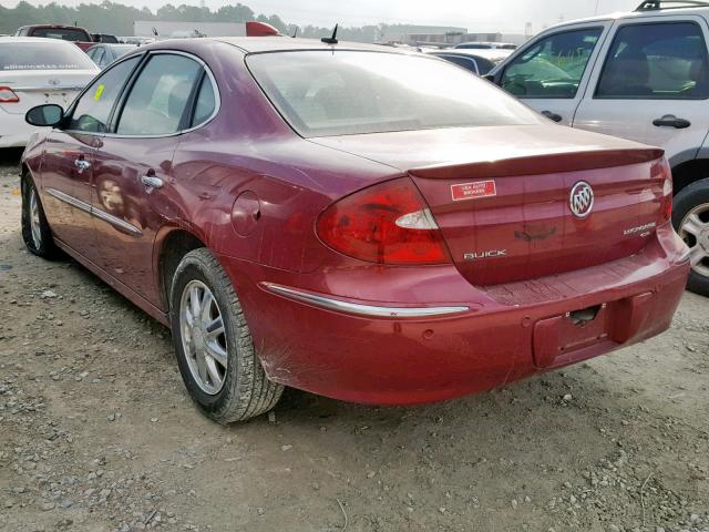 2G4WD582061190652 - 2006 BUICK LACROSSE C BURGUNDY photo 3