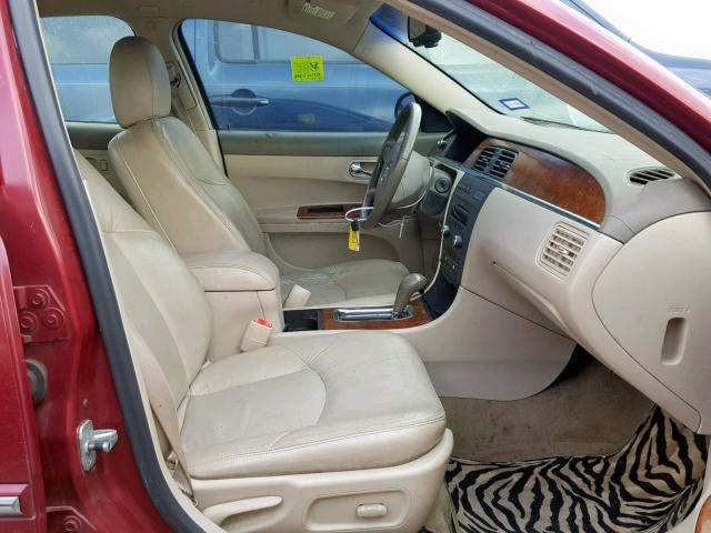 2G4WD582061190652 - 2006 BUICK LACROSSE C BURGUNDY photo 5