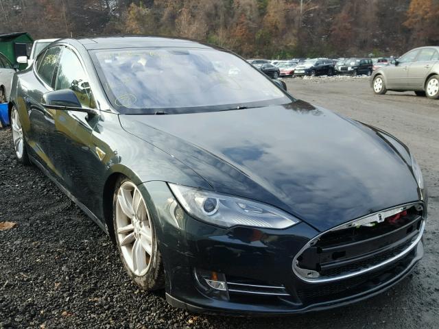 5YJSA1CG3DFP15656 - 2013 TESLA MODEL S Կանաչ լուսանկար 1