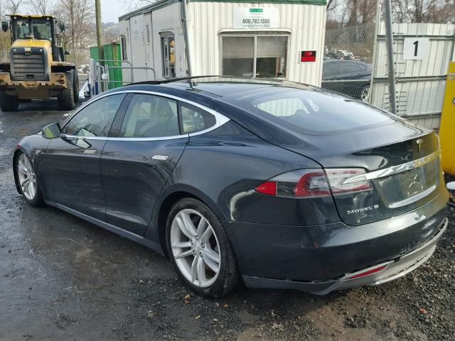 5YJSA1CG3DFP15656 - 2013 TESLA MODEL S Կանաչ լուսանկար 3