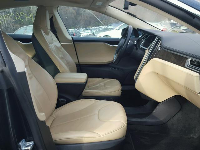 5YJSA1CG3DFP15656 - 2013 TESLA MODEL S Կանաչ լուսանկար 5