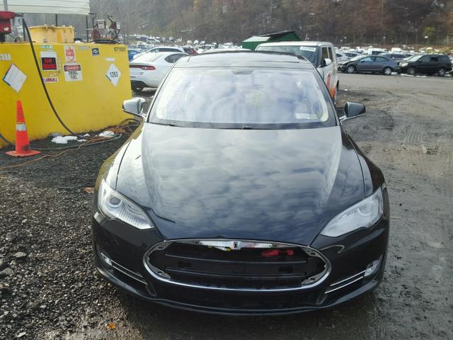 5YJSA1CG3DFP15656 - 2013 TESLA MODEL S Կանաչ լուսանկար 9