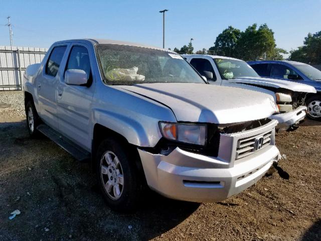 2HJYK16486H518029 - 2006 HONDA RIDGELINE SILVER photo 1