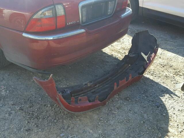 1LNHM86S05Y641622 - 2005 LINCOLN LS أحمر صورة 9