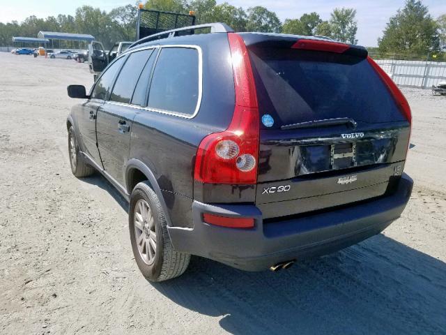 YV4CZ852861224368 - 2006 VOLVO XC90 V8 BLACK photo 3