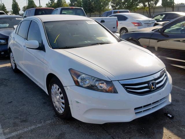 1HGCP2F33BA004967 - 2011 HONDA ACCORD LX WHITE photo 1