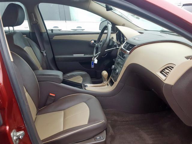 1G1ZE5E7XAF225447 - 2010 CHEVROLET MALIBU LTZ ბურგუნდია ფოტო 5