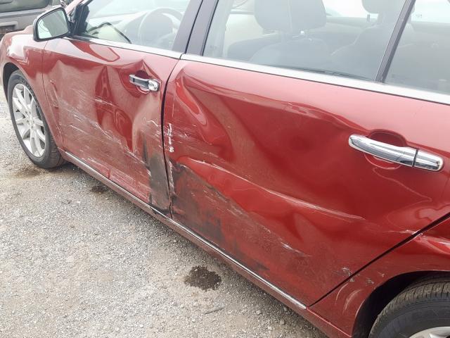 1G1ZE5E7XAF225447 - 2010 CHEVROLET MALIBU LTZ ბურგუნდია ფოტო 9