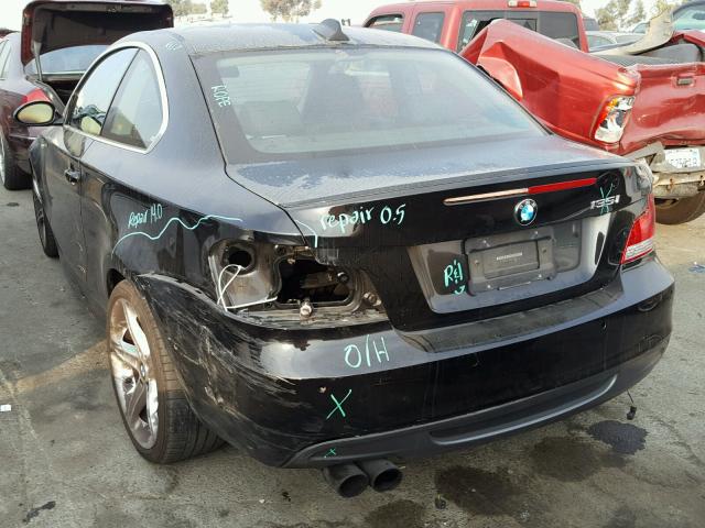 WBAUC73528VF22250 - 2008 BMW 135 I BLACK photo 3