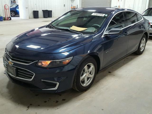 1G1ZB5ST7HF149870 - 2017 CHEVROLET MALIBU LS 蓝色 照片 2