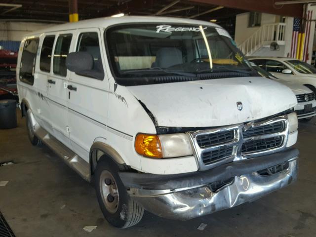 2B6HB11Y3YK174019 - 2000 DODGE RAM VAN B1 WHITE photo 1