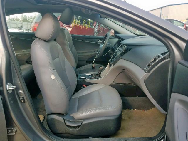 5NPEB4AC0BH233706 - 2011 HYUNDAI SONATA GLS GRAY photo 5