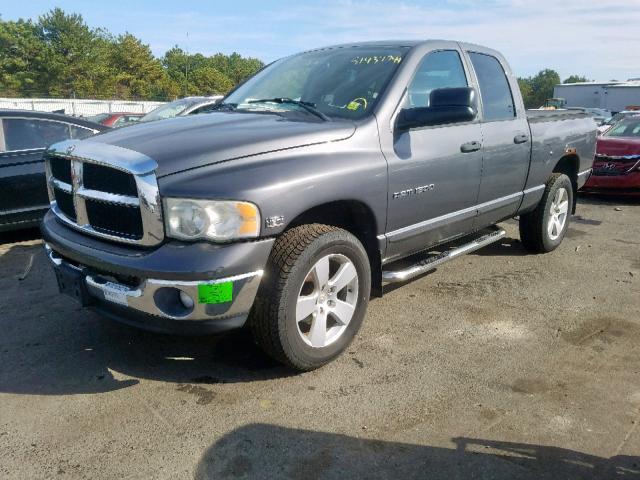 1D7HU18D54S536673 - 2004 DODGE RAM 1500 S GRAY photo 2