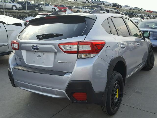 JF2GTADC7J8308092 - 2018 SUBARU CROSSTREK SILVER photo 4