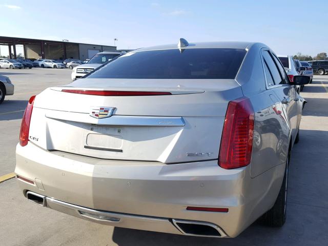 1G6AR5SX4F0135513 - 2015 CADILLAC CTS LUXURY GOLD photo 4