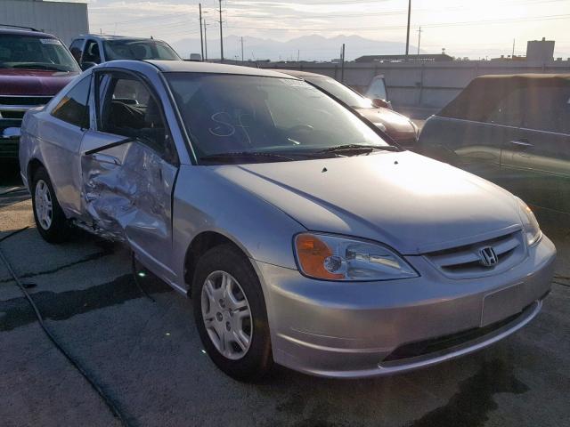 1HGEM22552L099478 - 2002 HONDA CIVIC LX SILVER photo 1