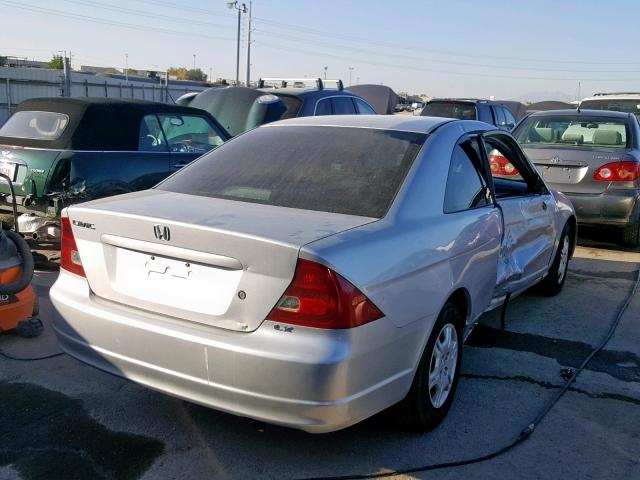 1HGEM22552L099478 - 2002 HONDA CIVIC LX SILVER photo 4