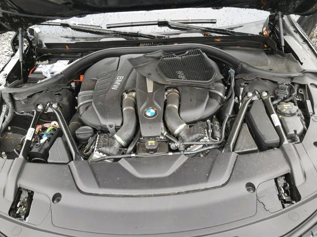 WBA7F0C54GGM20444 - 2016 BMW 750 I BLACK photo 7