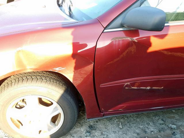 4T1BF32K72U015920 - 2002 TOYOTA CAMRY LE RED photo 9