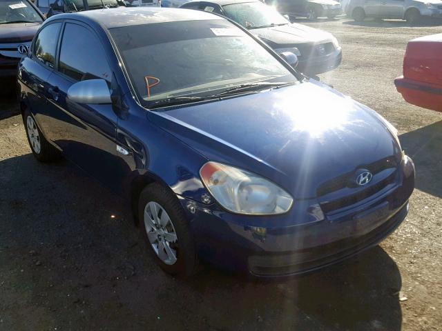 KMHCM36C18U070613 - 2008 HYUNDAI ACCENT GS BLUE photo 1