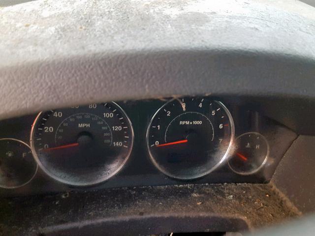 1J8HH48P77C670179 - 2007 JEEP COMMANDER BURGUNDY photo 8