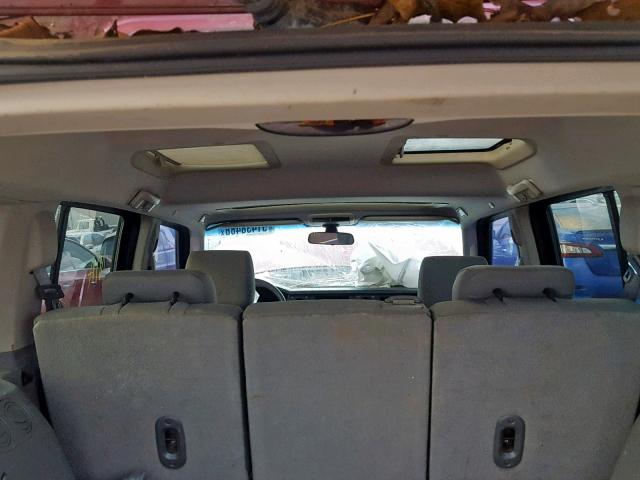 1J8HH48P77C670179 - 2007 JEEP COMMANDER BURGUNDY photo 9