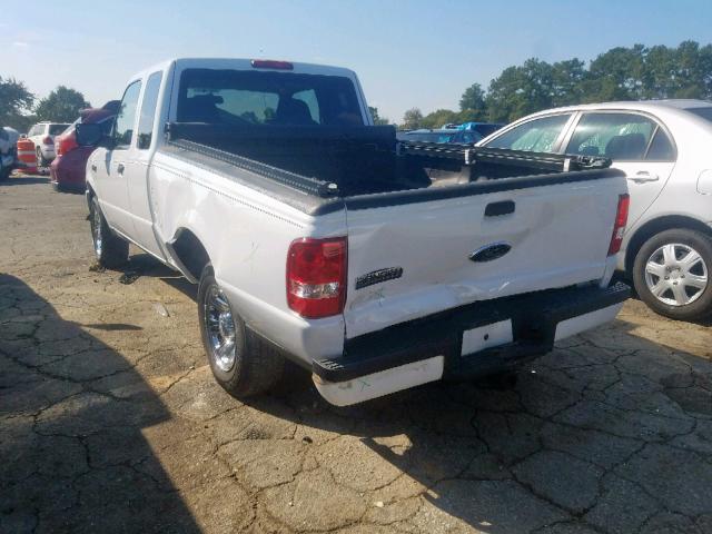 1FTYR44E47PA07654 - 2007 FORD RANGER SUP WHITE photo 3