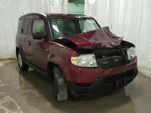 5J6YH28779L004075 - 2009 HONDA ELEMENT EX BURGUNDY photo 1