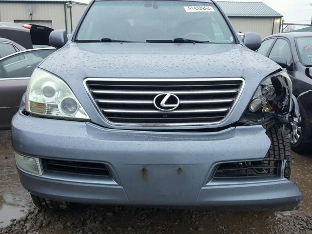 JTJBT20X840041925 - 2004 LEXUS GX 470 GRAY photo 9