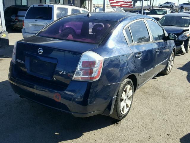 3N1AB61EX7L677486 - 2007 NISSAN SENTRA 2.0 BLUE photo 4