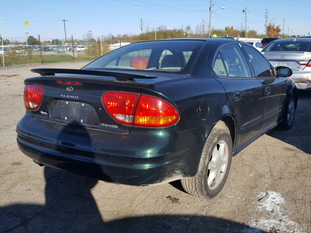 1G3NL52EX2C254495 - 2002 OLDSMOBILE ALERO GL BLACK photo 4