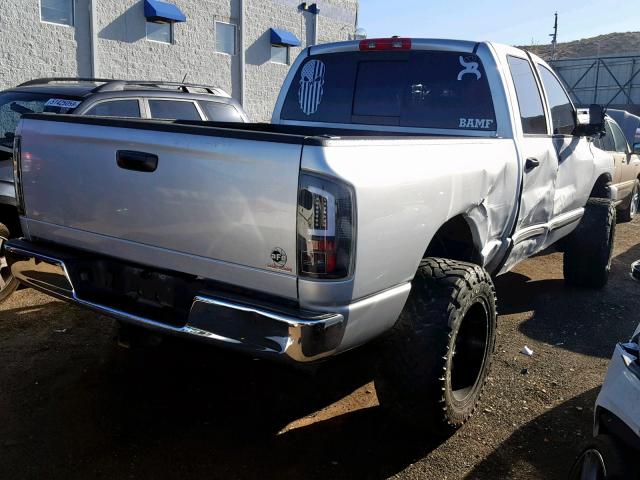 1D7KS28A77J605431 - 2007 DODGE RAM 2500 S SILVER photo 4