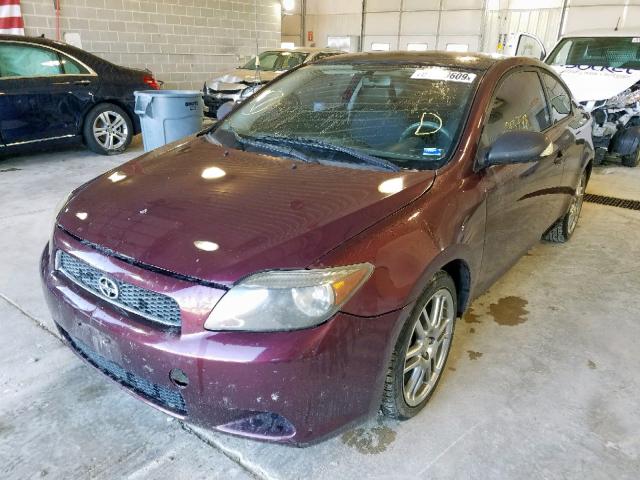 JTKDE167450029479 - 2005 TOYOTA SCION TC ბურგუნდია ფოტო 2