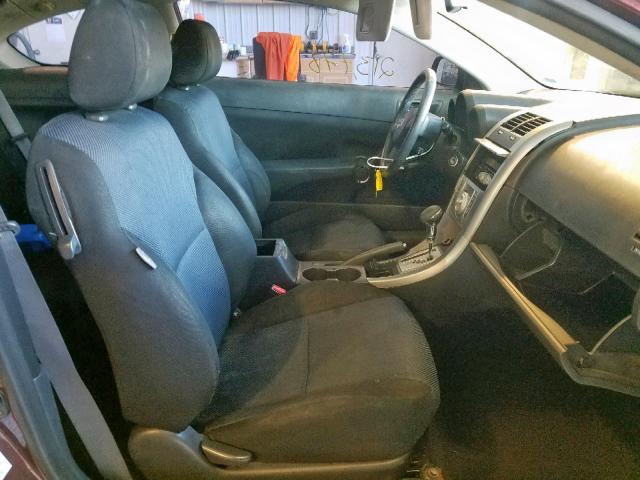JTKDE167450029479 - 2005 TOYOTA SCION TC ბურგუნდია ფოტო 5