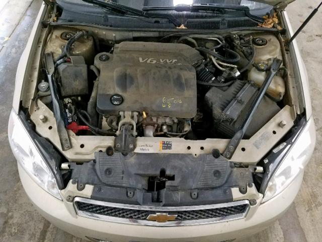 2G1WC5E39C1230395 - 2012 CHEVROLET IMPALA LTZ TAN photo 7